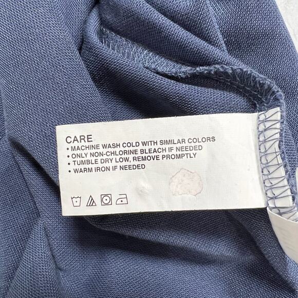 Greyson Omaha Golf Polo Mark Messier Foundation SIZE L Blue Short Sleeve Shirt - Picture 13 of 13